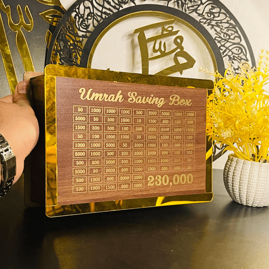 Beautiful Umrah Saving Box