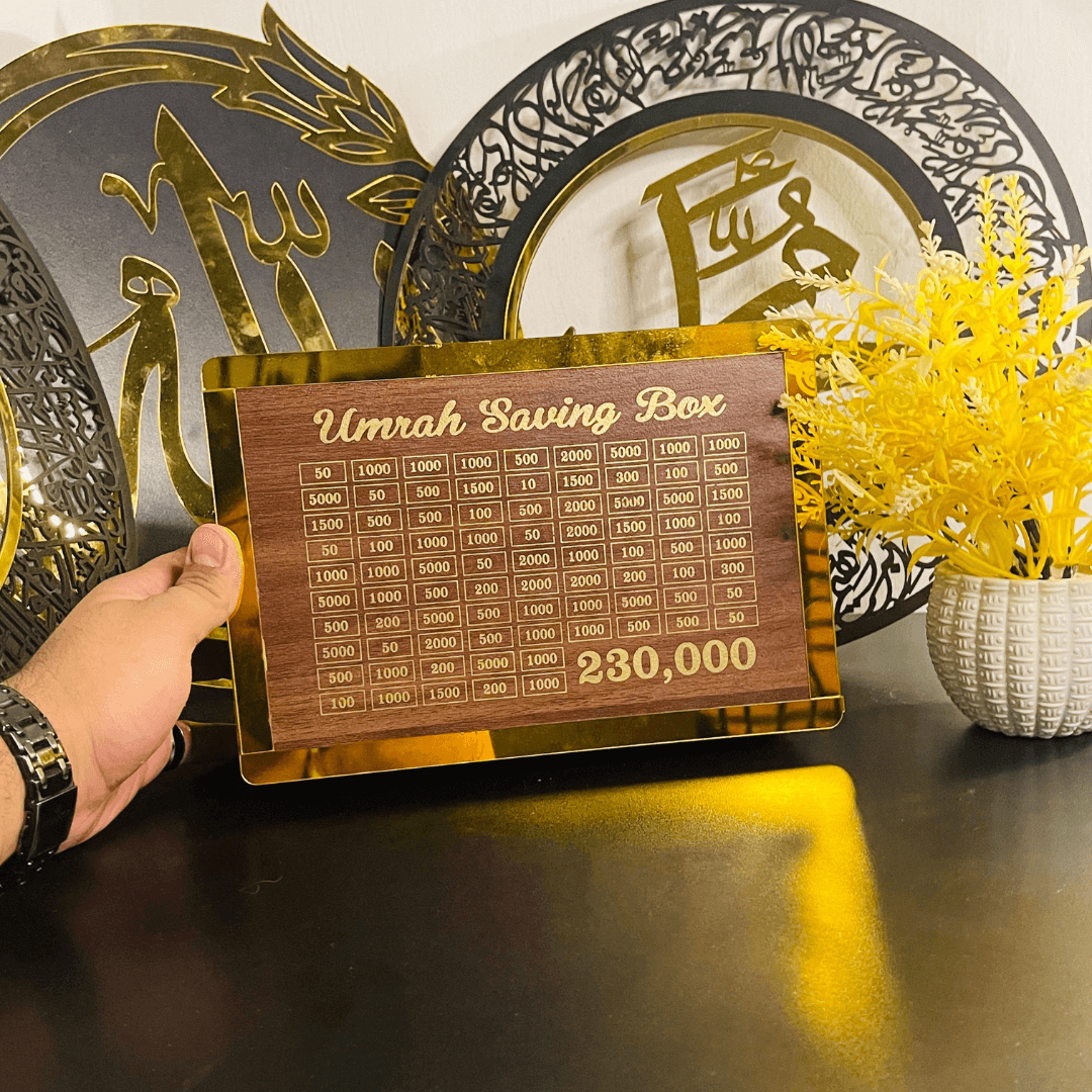 Beautiful Umrah Saving Box