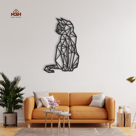 Beautiful Geometric Cat Design